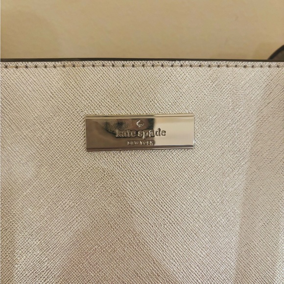 Kate Spade Silver Tote Bag - Picture 2 of 3